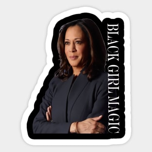 Kamala is black girl magic Sticker